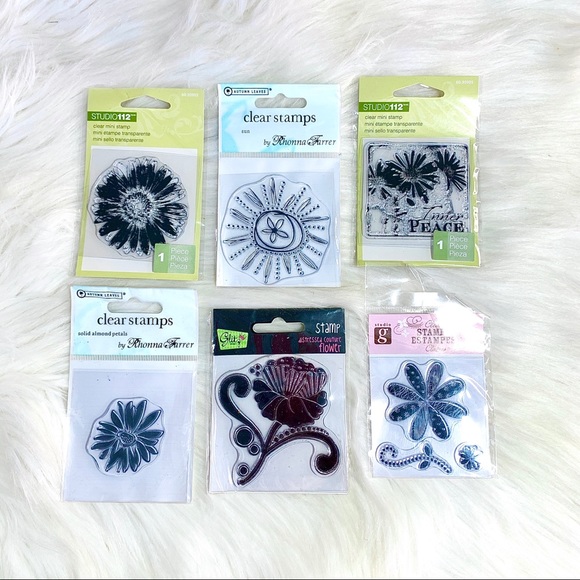 Other - {3/$25} STAMPS clear cling NEW crafts & scrapbook